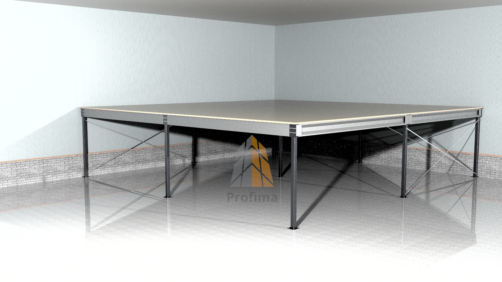 Entresolboden mit Treppe – sofort lieferbar